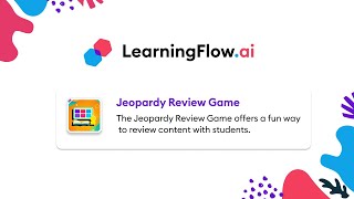 Learningflow.ai Jeopardy-Style Review Game