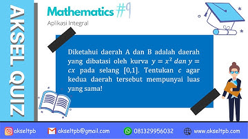 Kalkulus : Aplikasi Integral #1