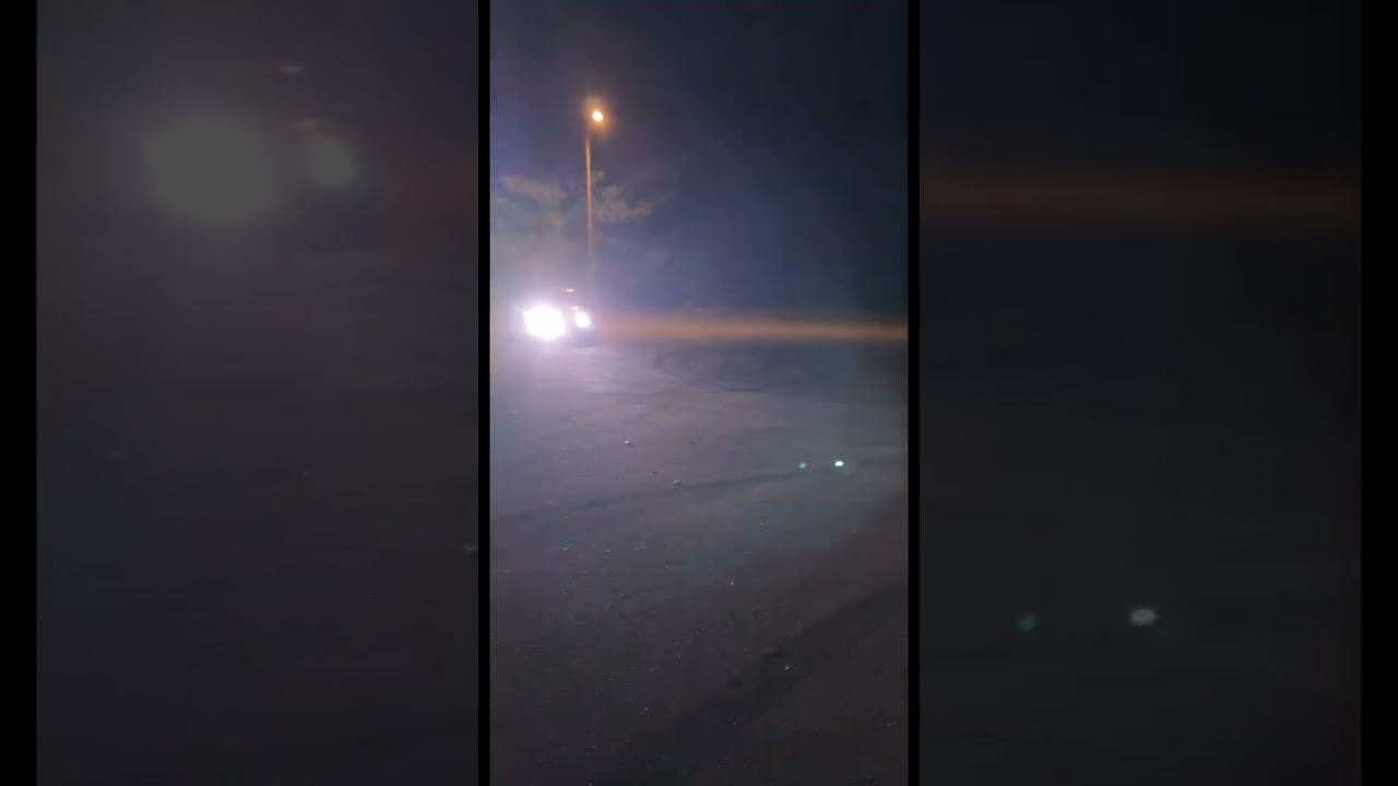 E46 BMW goes wild in abandoned parking lot 