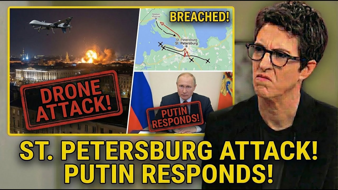 Shock Attack on St. Petersburg! Ukrainian Drones Breach Russia's Second City—Putin Responds