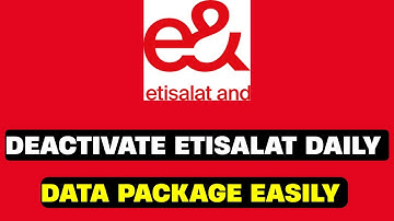 How To Unsubscribe Etisalat Daily Data Plan  3 AED | 2 AED | 5 AED