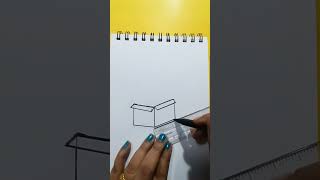 How to draw a open Gift Box #drawing #easydrawing