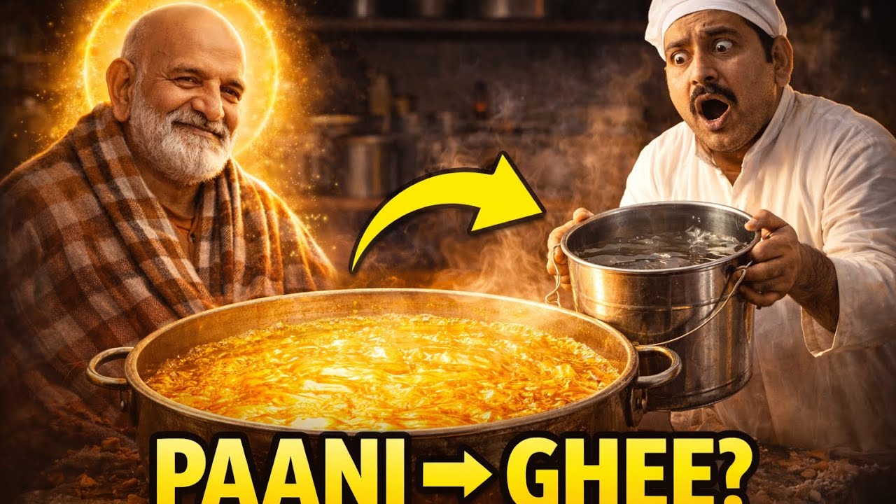 “पानी से घी? बाबा नीम करौली चमत्कार! 😱”