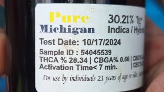 Pure Michigan Flame Train CBD (is it good?) #thcareview #subscribe