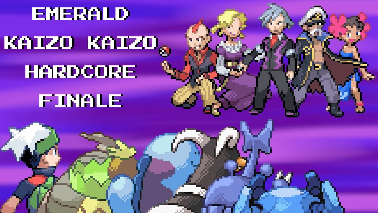 Emerald Kaizo KAIZO Nuzlocke ELITE FOUR [A18] YouTube