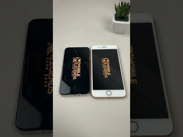 iPhone X vs iPhone 8+ test load on Mobile Legends, who will win 🙄? #iphonetest #chipset