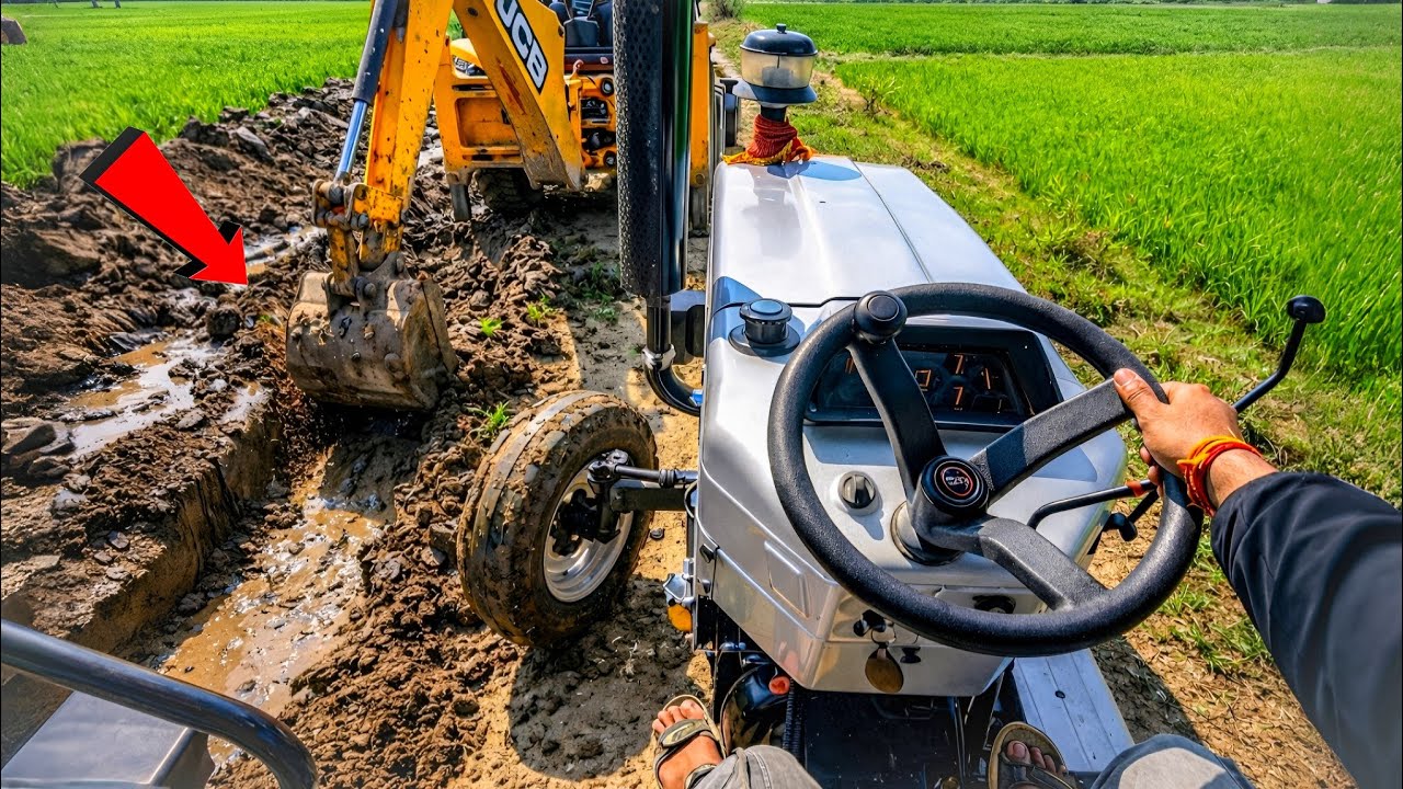 Oh No! So Much Hard Work Today 😓 | 4K POV Tractor Rotavator ASMR