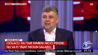 Marcel Ciolacu despre situația pensiilor speciale: Excepțiile trebuie să se termine în România