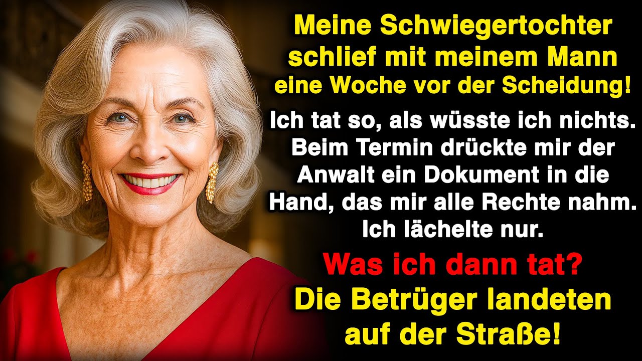 Meine Schwiegertochter schlief mit meinem Mann – eine Woche vor der Scheidung! Ich schwieg...