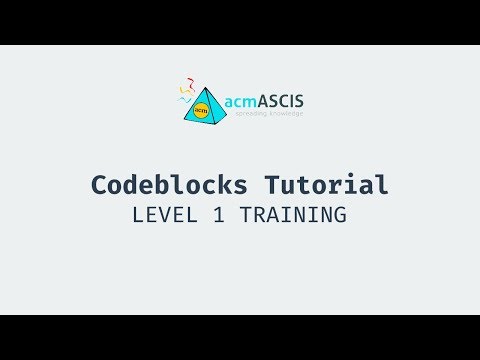 Codeblocks Tutorial - Level 1 Training