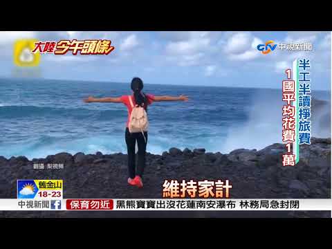 大陸今午頭條~學霸變旅霸! 川妹子通五國語"窮遊"120國│中視新聞特別企劃20180722
