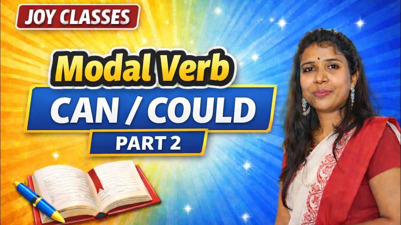Modal verb Can Could Ka Use | English Grammar in Hindi + English