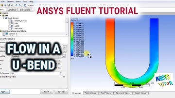 ANSYS Fluent Tutorial | Flow in a U Bend with Dimpled Surface | ANSYS Fluent Tutorials For Beginners