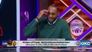 Lakers vs. Thunder Game 1: Expert Analysis from Carmelo, T-Mac & Vince Carter#LakersVsThunder