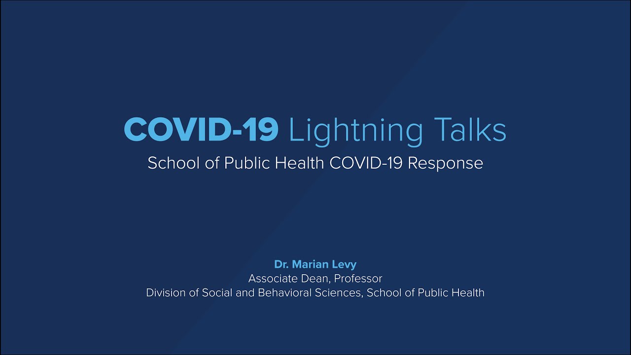 University of Memphis School of Public Health COVID-19 Response with Dr. Marian Levy