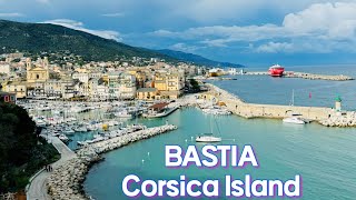 Bastia, Corsica Island, France Beautiful View From Pino To Bastia.