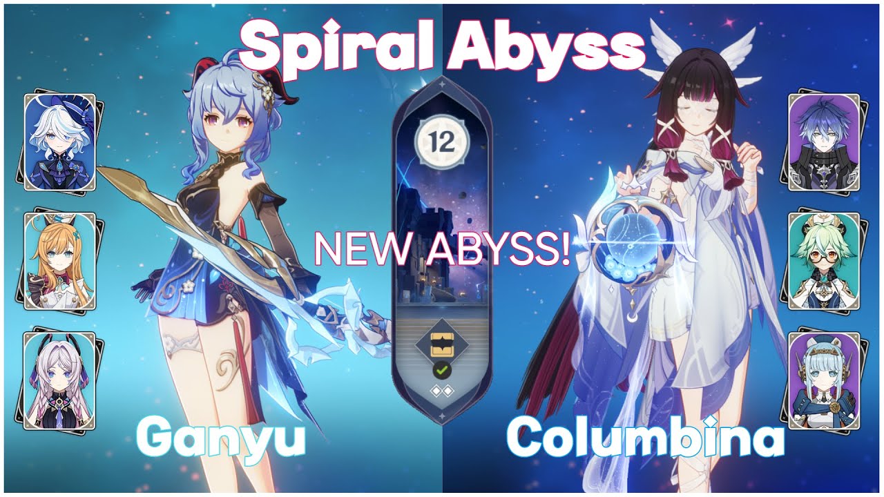 Ganyu Freeze & Columbina Flins Lunar Charged | NEW Spiral Abyss | Genshin Impact 6.3