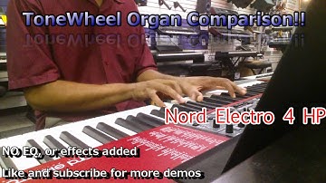 Nord vs Roland - ToneWheel Organ Comparison!!