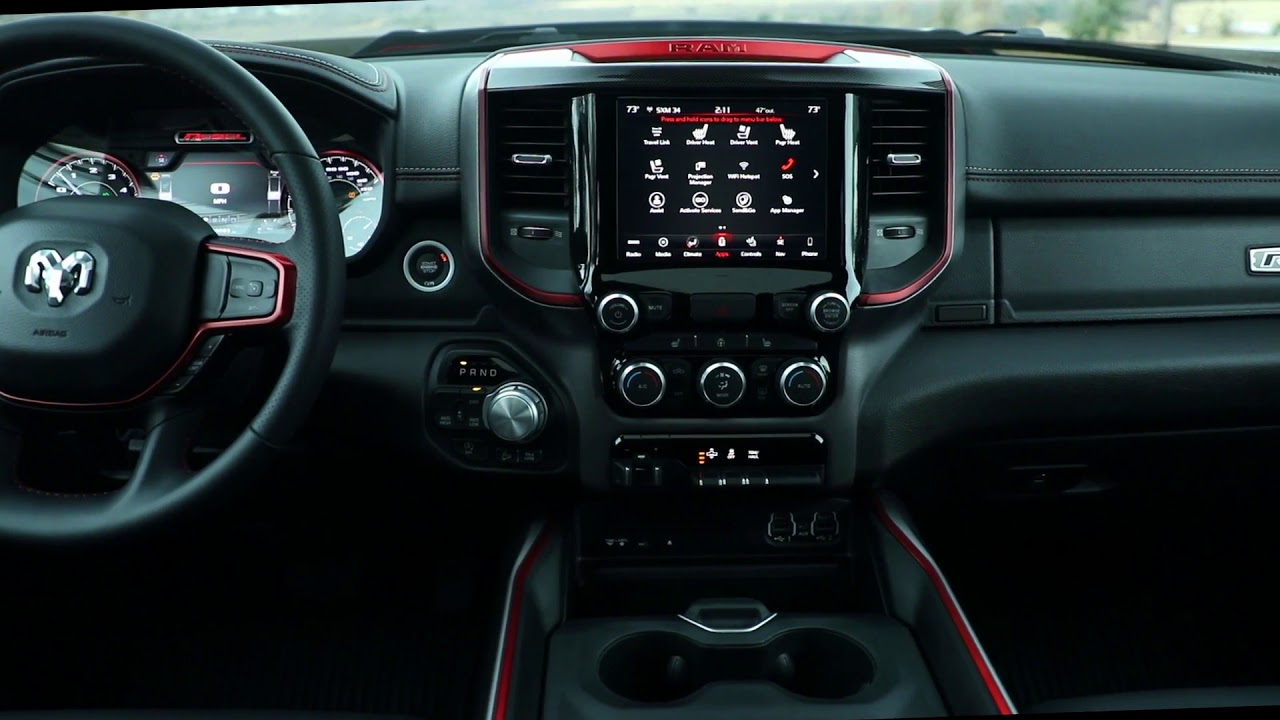 2019 Ram 1500 Rebel Interior Design