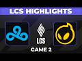 C9 vs DIG Highlights Game 2 | LCS 2026 Spring | Cloud9 vs Dignitas by Onivia