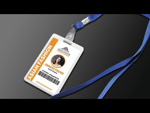 How to design ID card in Photoshop CC Tutorial