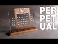 DIY Perpetual Calendar. A great way to remind yourself of the relentless passage of time.