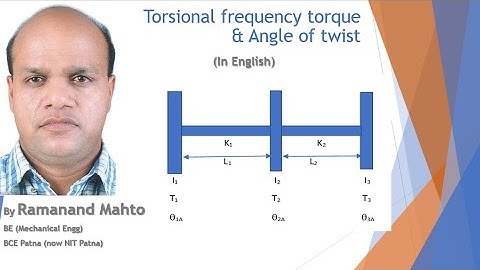 Torsional Frequency Torque and Angle of twist