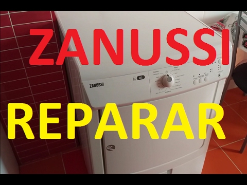 REPARAR SECADORA ZANUSSI - YouTube