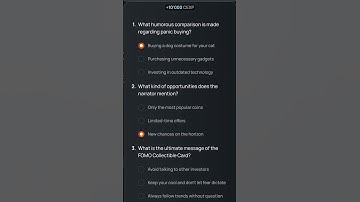 CEX.IO Power Tap Quiz"From Anxiety to Adventure: Embrace FOMO in Crypto"