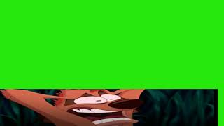 Timon And Pumbaa Scared At The Green Screen