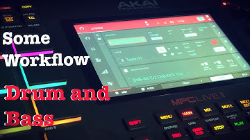 My first time Playing drum bass on my mpc