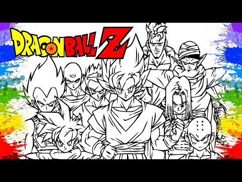 Dragon Ball Z - Just Color Crianças : Páginas para colorir para