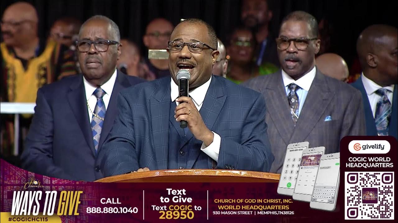 Wednesday Evening Service of the COGIC 115th Holy Convocation YouTube