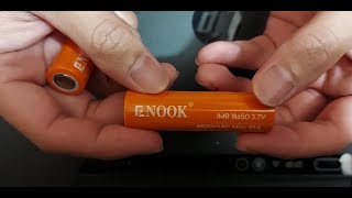30-Minute Test 1: Enook (6800mAh) - a 18650 Li-Ion Battery Type - to power a 4-Watt Device.