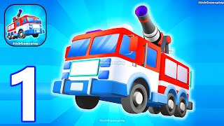 Fire idle: Fire Station Games - Gameplay Walkthrough Part 1 Firefighter Driver Emergency (Android) screenshot 5