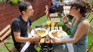 Indo Tomar Café da Manhã Americano em Hoboken | Típico Brunch de Domingo em New Jersey