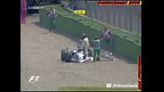 F1 - German GP 2006 Crash Jacques Villeneuve - Race - RTL Komentar Heiko Waßer & Christian Danner