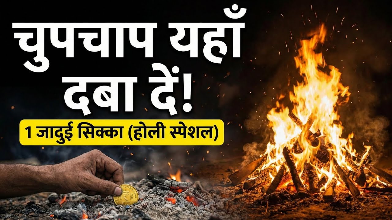 3 मार्च होली की रात: चुपचाप यहाँ दबा दें 1 सिक्का, 7 पुश्ते राज करेंगी | महाउपाय #holi @DharmMoksh