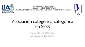 Asociación categórica-categórica en SPSS (Prueba de Chi cuadrado y estimación de OR y RR)