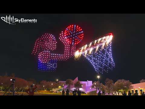 College Basketball Tournament Drone Show | Sky Elements (March Madness)