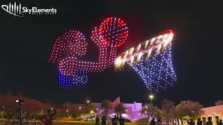 College Basketball Tournament Drone Show | Sky Elements (March Madness)