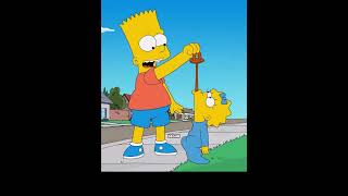 Bart teams up with his little sister to pull a prank #anime #animerecap #TheSimpsons