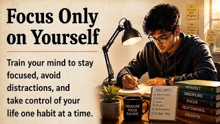 Focus only on Yourself 🫵 || Learn English Through Motivation 🔥 || Graded Reader || Level 3 English ✅