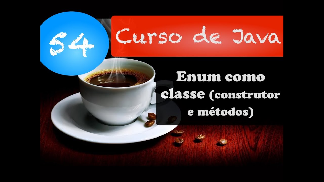 Curso de Java 54: Enumeradores como classe (construtor e métodos) - YouTube