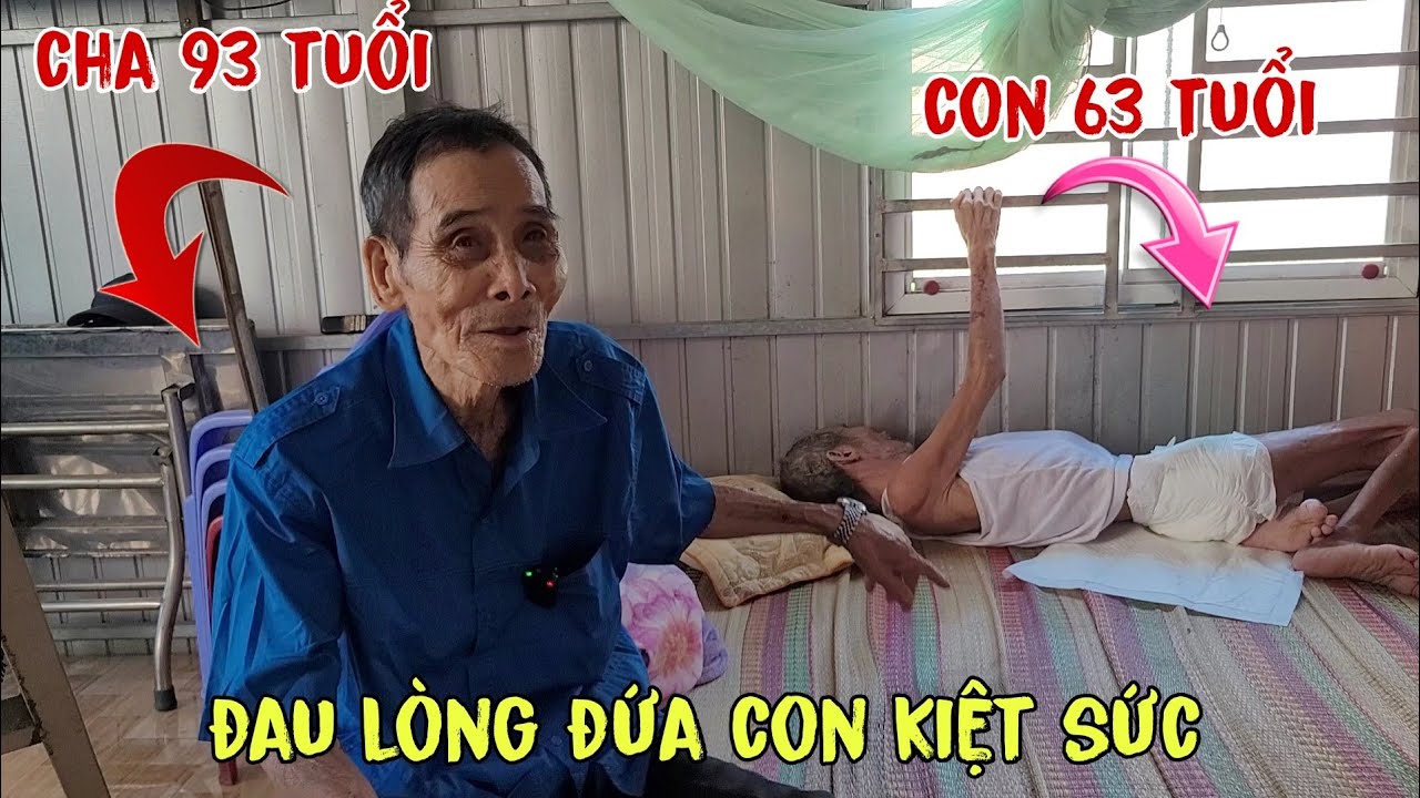 Quá Đau Lòng Cảnh, Ông Cụ 93 Tuổi Chứng Kiến Đứa Con Đang Kiệt Sức 