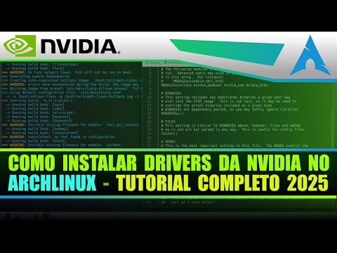 Como Instalar Drivers da NVIDIA no ArchLinux ( Atualizado 2025 ) Passo a Passo