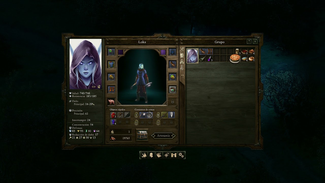 Pillars of Eternity POTD SOLO Chanter / Declamador Gramrfel the