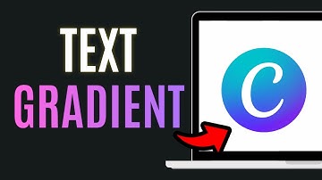 How to ADD GRADIENT COLOR to TEXT in CANVA