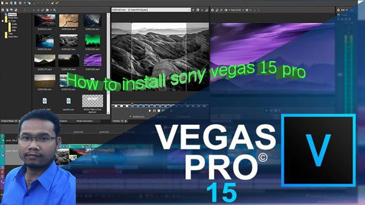 How to install sony vegas 15 pro - YouTube