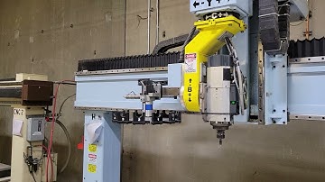 2005, DMS 5T5-5-5-36TCOL, 5‘ x 10’ Table, Fagor 8055M Control